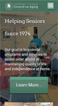 Mobile Screenshot of chathamcouncilonaging.org
